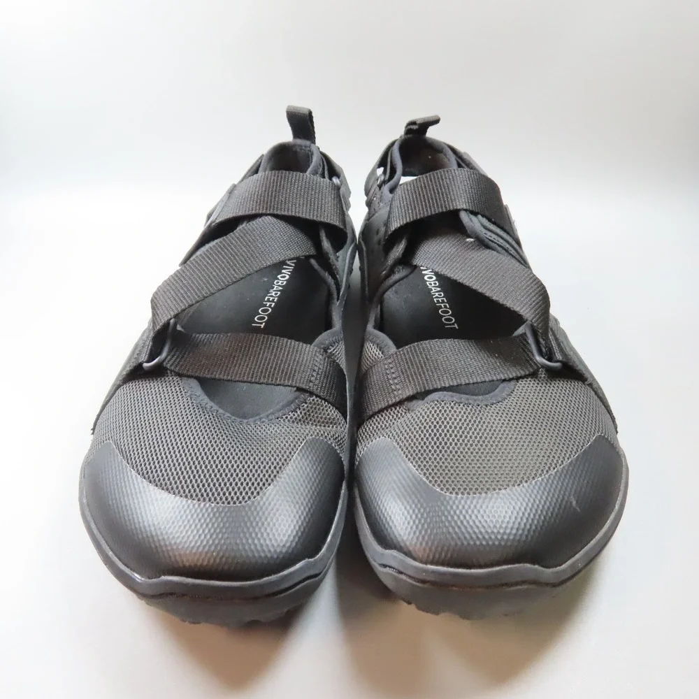 VivoBarefoot Tracker Sandals Men's Size 12 Obsidian‎ Textile Barefoot Hiking